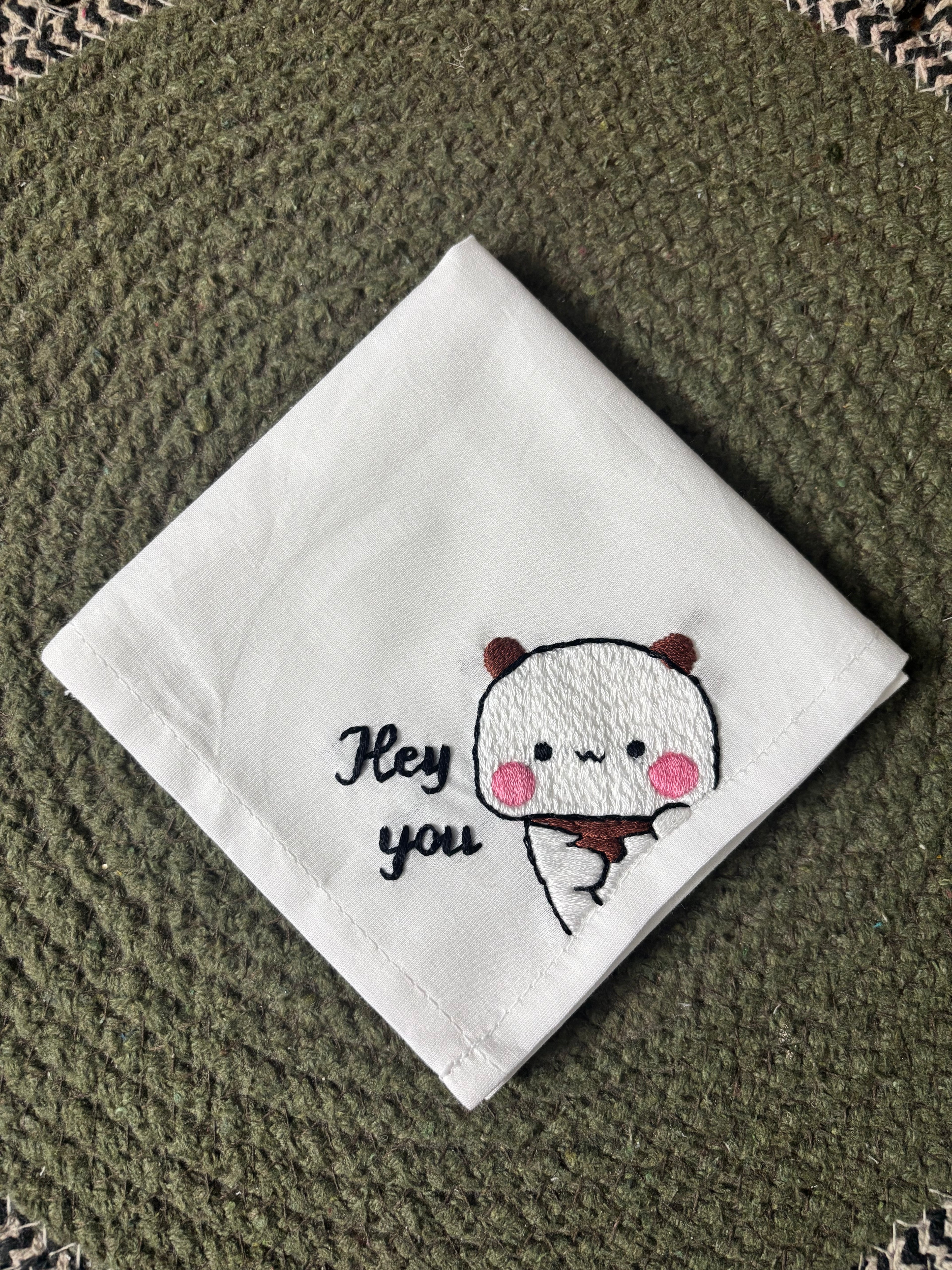 Bubu dudu- embroidery handkerchief